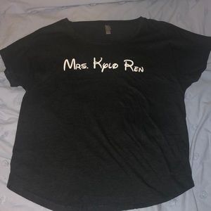 Mrs. Kylo Ren Funny Custom Tee